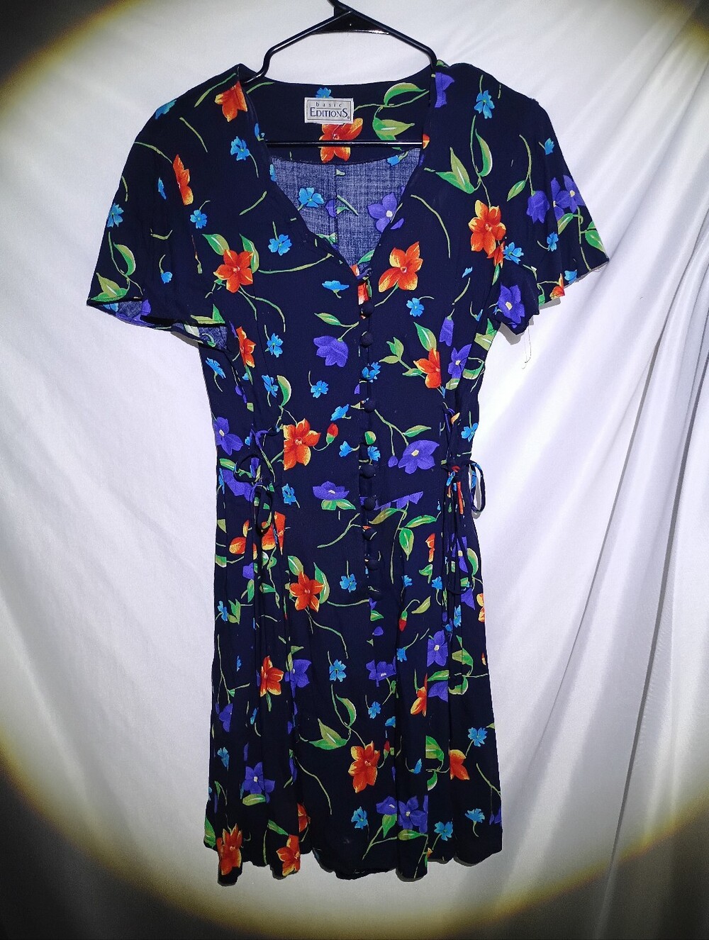 Vintage Floral Rayon Romper